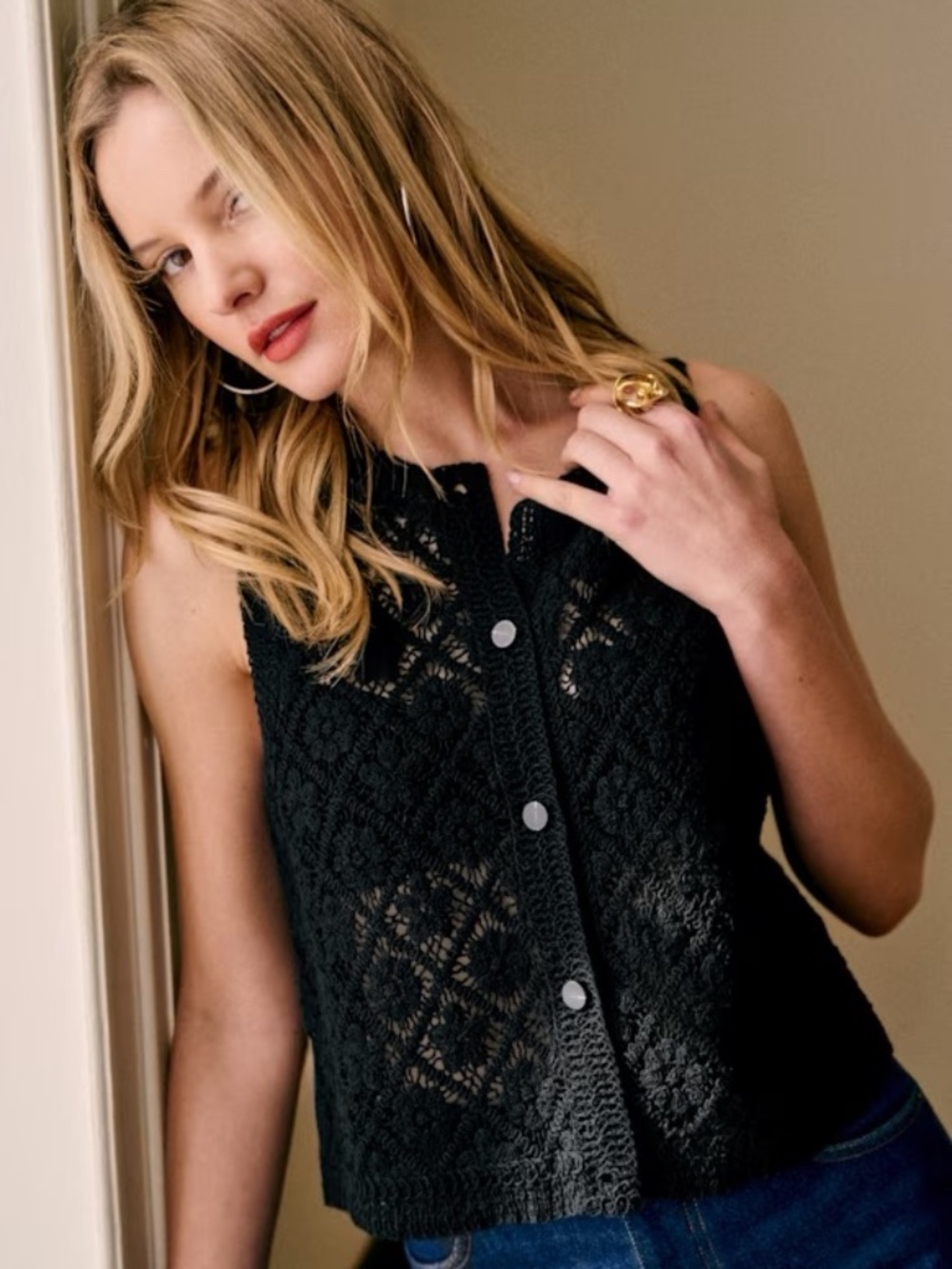 Ron Top - Black Sz L